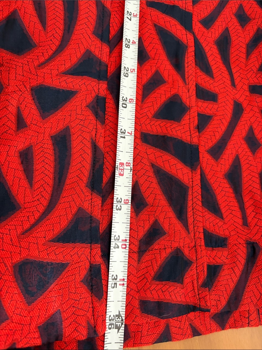 Anthropologie Eva Franco Navy and Red Trench Coat - Picture 6 of 8